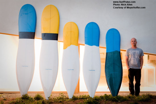 Illustration for article titled Surfboard with GPS and Radio